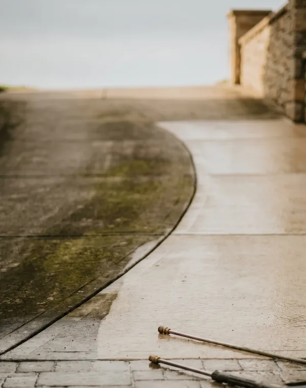 Sample photo: pressure washing